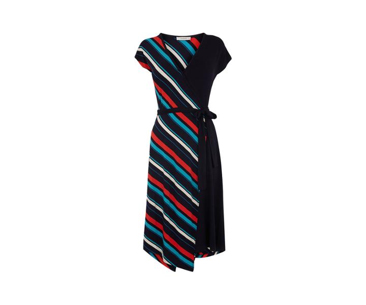 Oasis Colourblock Stripe Dress