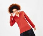 Oasis V Neck Step Hem Jumper