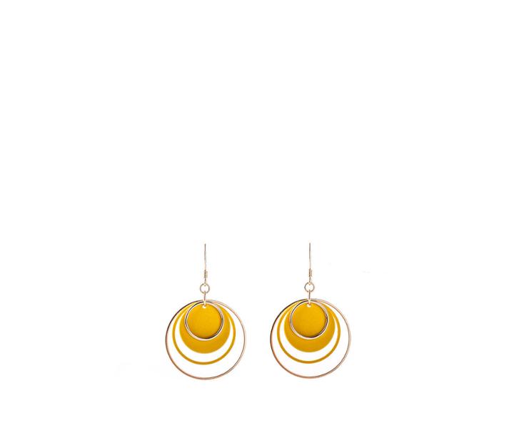 Oasis Coloured Ring Earrings