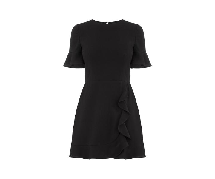 Oasis Short Ruffle Wrap Dress