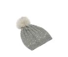Oasis Cable Knit Pearl Beanie
