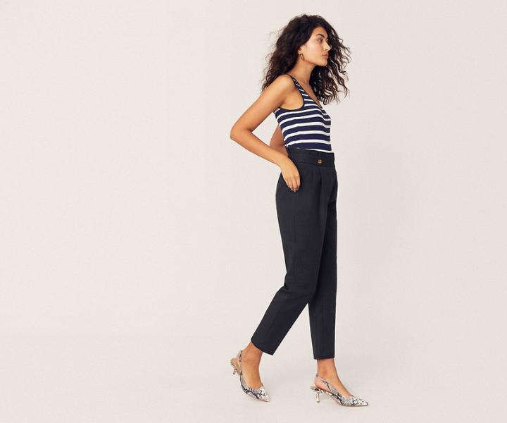 Oasis High Waist Peg Trousers