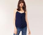 Oasis Button Frill Front Cami