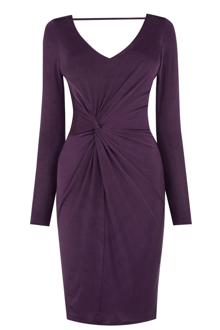 Oasis Slinky Twist Front Dress