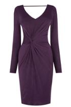 Oasis Slinky Twist Front Dress
