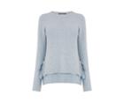 Oasis Sophie Sequin Woven Mix V Neck