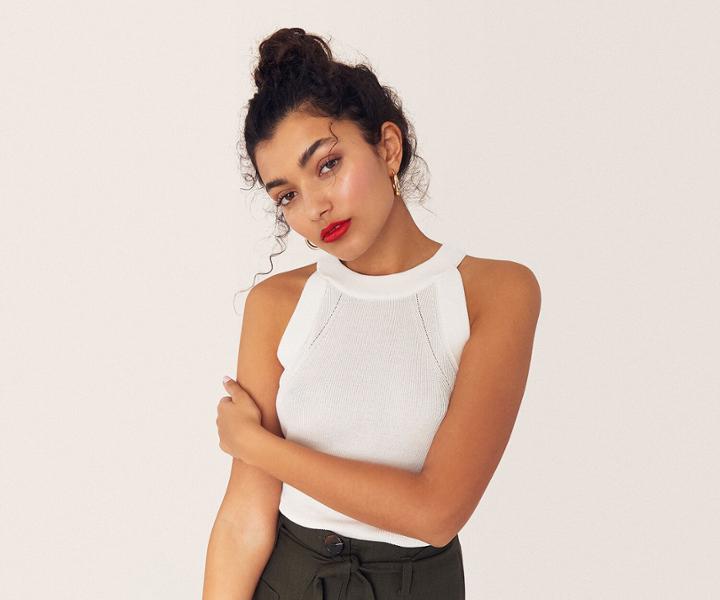 Oasis Lily Knit Halter Top