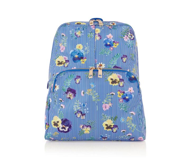 Oasis Flower Press Print Backpack