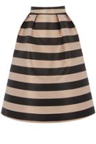 Oasis Stripe Dip Hem Skirt