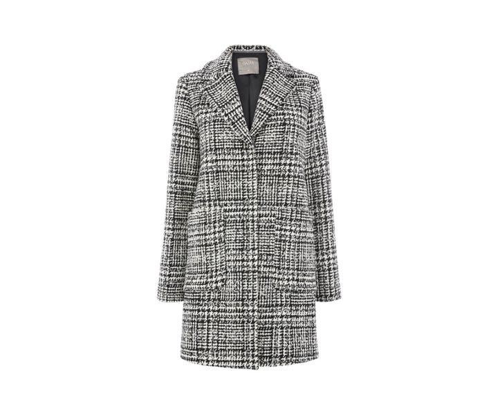 Oasis Check Car Coat