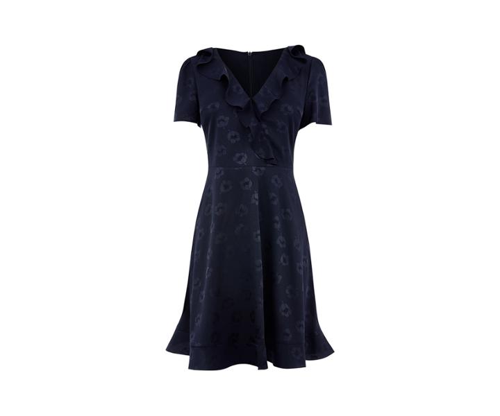 Oasis Floral Jacquard Dress