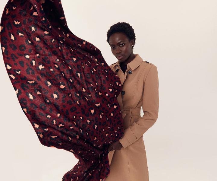 Oasis Josephine Leopard Scarf