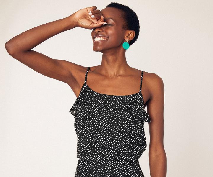 Oasis Lilly Spot Frill Cami