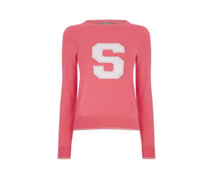 Oasis S Letter Sweater