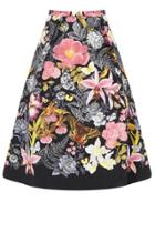 Oasis Petite Botanical Midi Skirt