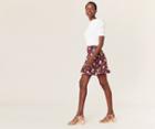 Oasis Floral Frill Wrap Skirt