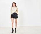 Oasis Faux Leather Shorts