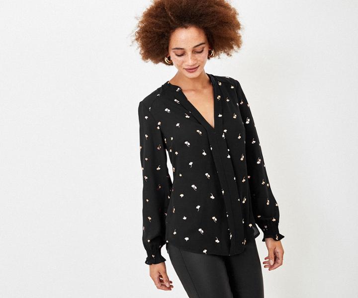 Oasis Foil Leaf Shirt