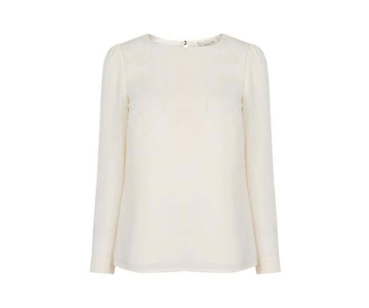 Oasis Crepe Wrap Back Top