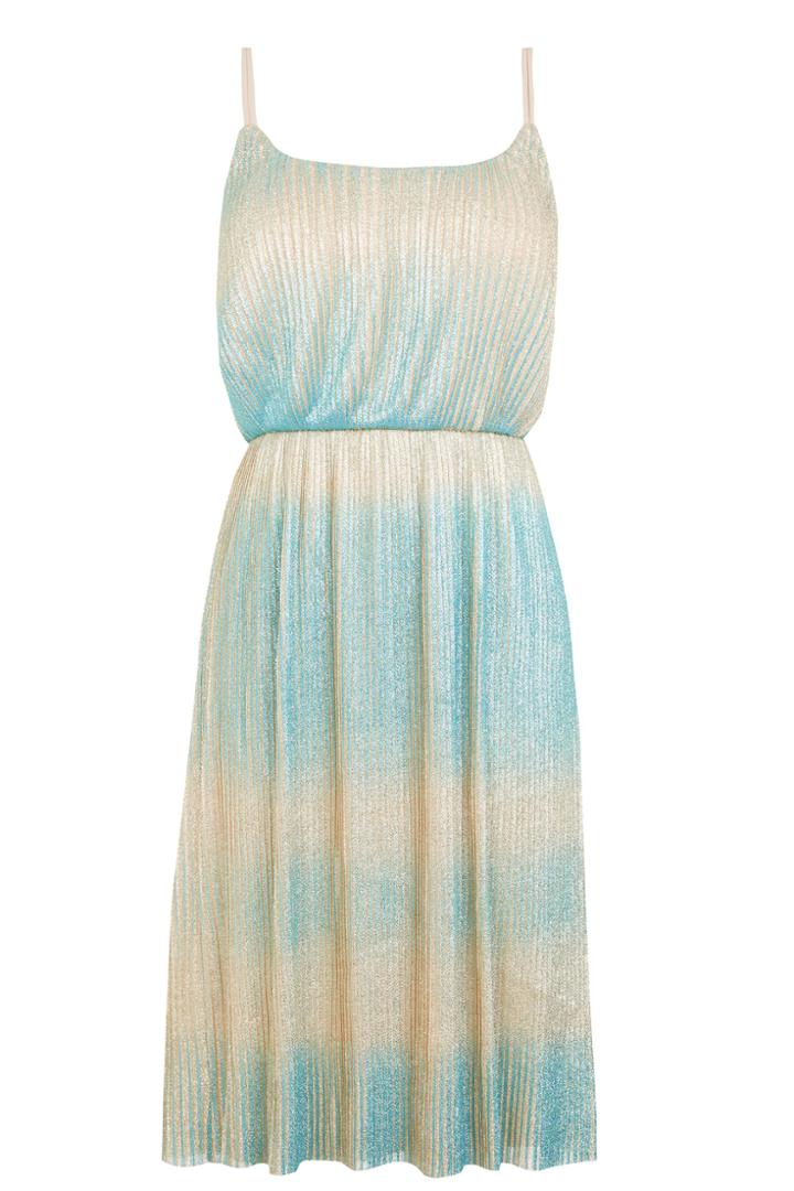 Oasis Ombre Pleated Dress