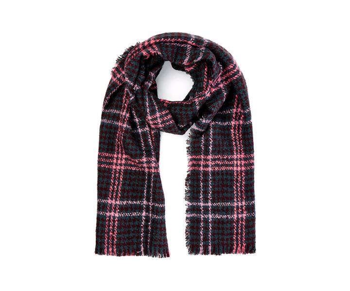 Oasis Window Check Dogtooth Scarf