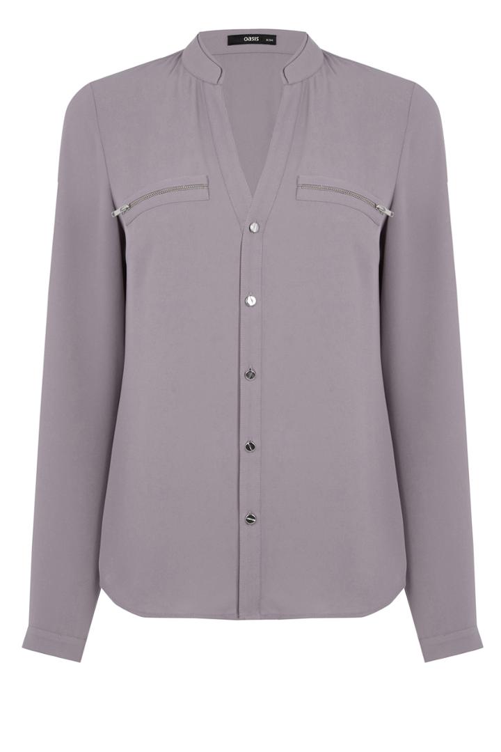 Oasis Zip Detail Shirt