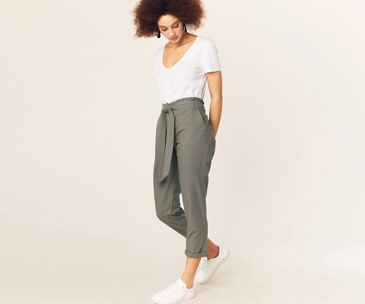Oasis Paperbag Peg Pants