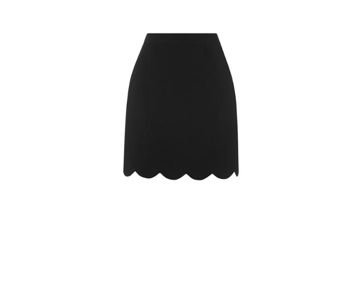 Oasis Scallop Pocket Skirt
