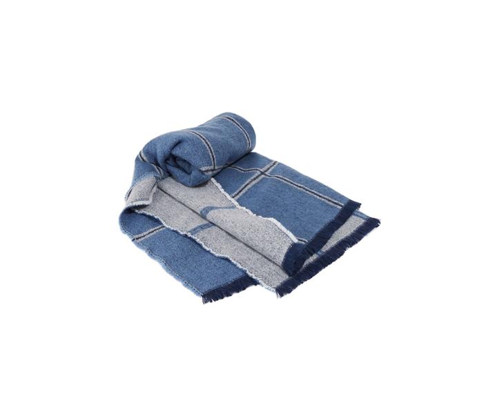 Oasis Two Tone Check Scarf