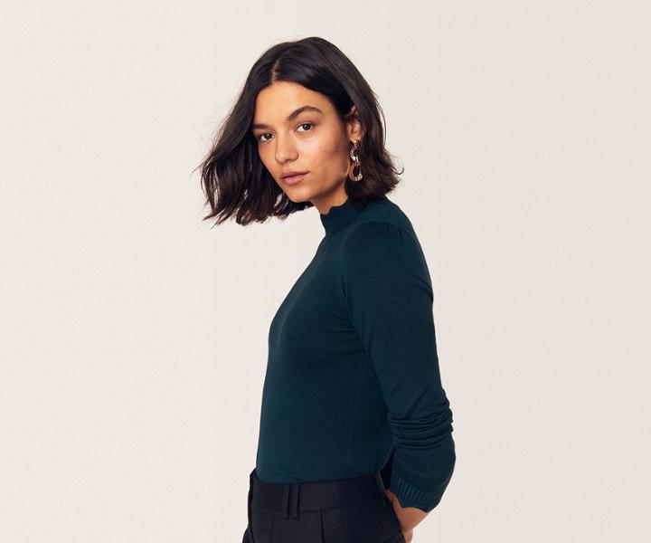 Oasis Adeline Scallop Jumper
