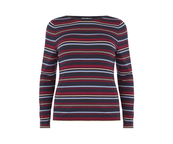 Oasis Curve Stripe Top