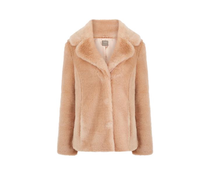 Oasis Short Faux Fur Coat