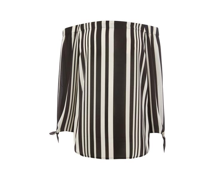 Oasis Bardot Stripe Top