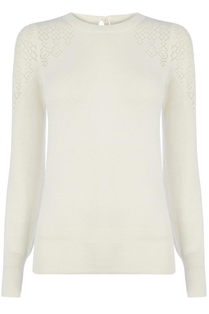 Oasis Victorian Pointelle Top