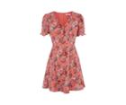 Oasis Short Utility Rose Tea Dress