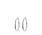 Oasis Basic Silver Tone Hoops