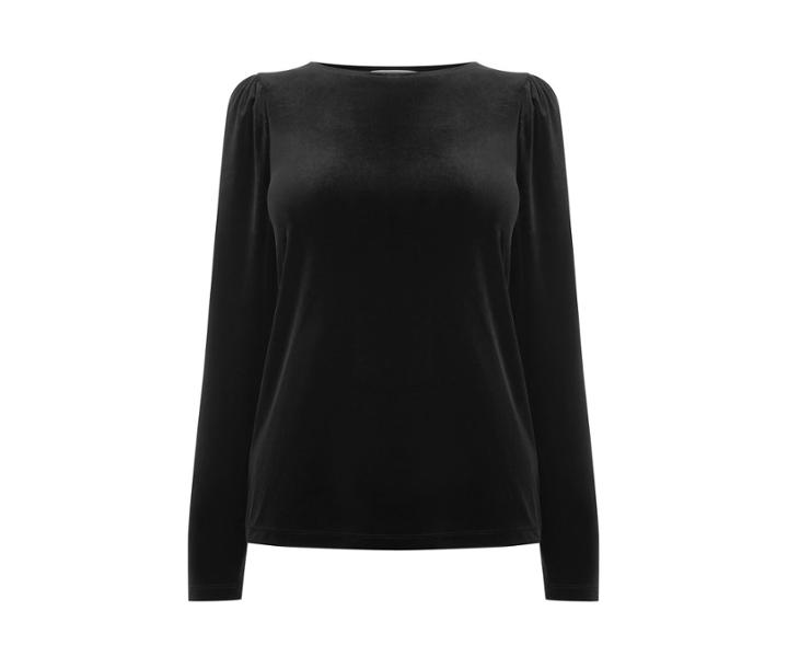 Oasis Velvet Puff Sleeve Tee