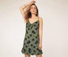 Oasis Palm Tree Tie Front Dress