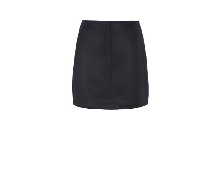 Oasis Leather Mini Skirt