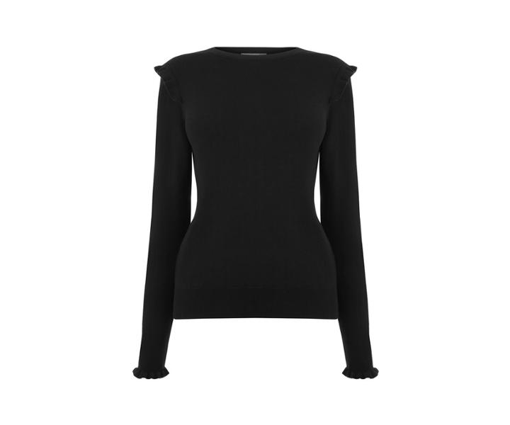 Oasis Frill Shoulder & Cuff Knit