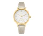 Oasis White & Gold Tone Watch
