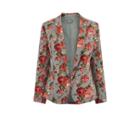 Oasis Rose Print Suit Jacket