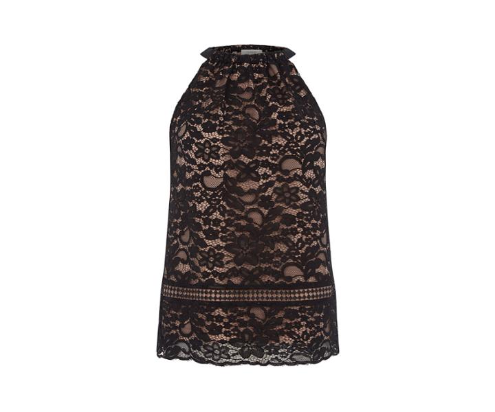 Oasis Lace Halter Top