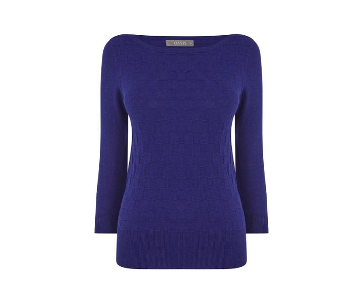 Oasis Tiffany Textured Jumper
