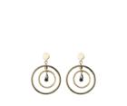 Oasis Double Ring Hoops