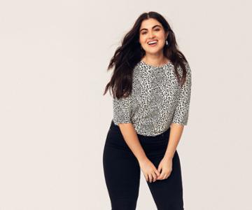 Oasis Curve Dalmatian Jumper