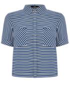Oasis Stripe Crop Shirt