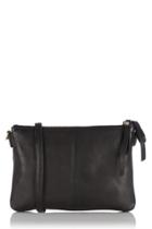 Oasis Leather Double X Body Bag