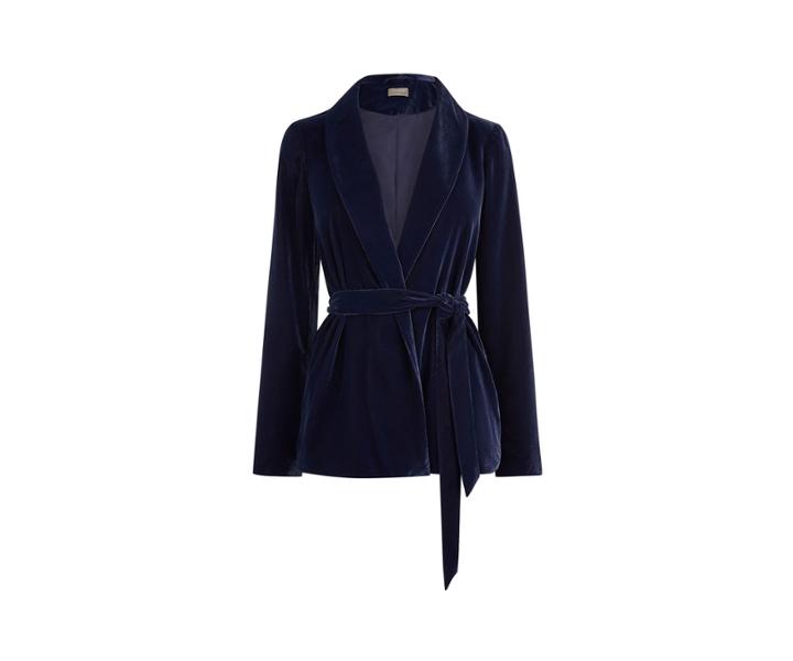 Oasis Velvet Tie Jacket