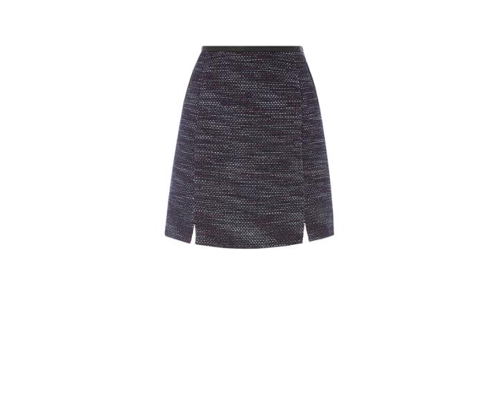 Oasis Merlot Tweed Poppy Skirt